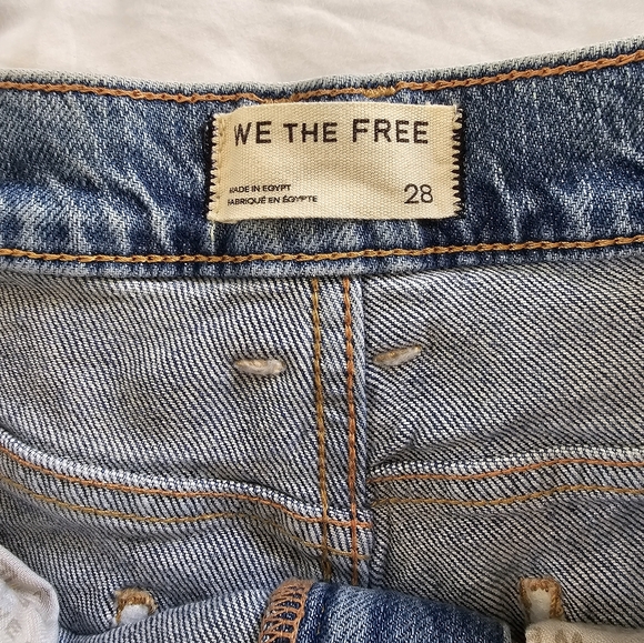 We The Free Classic Blue Straight Leg Jeans - Picture 5 of 10